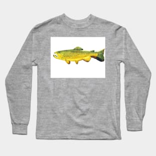 Brown trout fish Long Sleeve T-Shirt